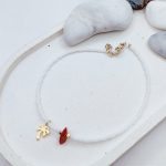 Βραχιόλι για το πόδι σε 2 χρώματα.