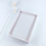 Παραλληλόγραμμος δίσκος από πορσελάνη γκρι