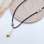 Μακρύ κολιέ δάκρυ