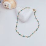 Αλυσίδα ποδιού τυρκουάζ σκούρο