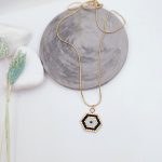 Κολιέ εξάγωνο μάτι miyuki