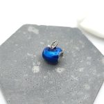 Charm χάντρα μήλο μπλε