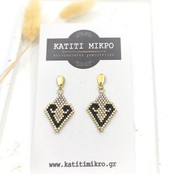 Σκουλαρίκια Κλοέ γκρι - Image 3