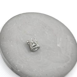 Charm χάντρα κορώνα με στρας - Image 2