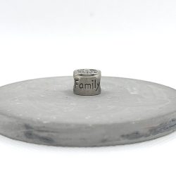 Charm χάντρα ατσάλι love family - Image 2