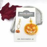 Σκουλαρίκια ατσάλι κολοκύθα