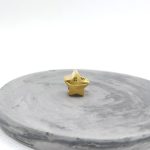 Charm χάντρα ατσάλι αστέρι σε χρυσό