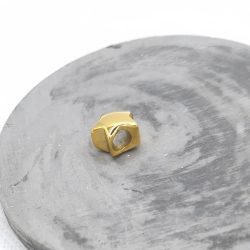 Charm χάντρα ατσάλι αστέρι σε χρυσό - Image 3