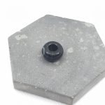 Charm χάντρα μαύρος Αχάτης