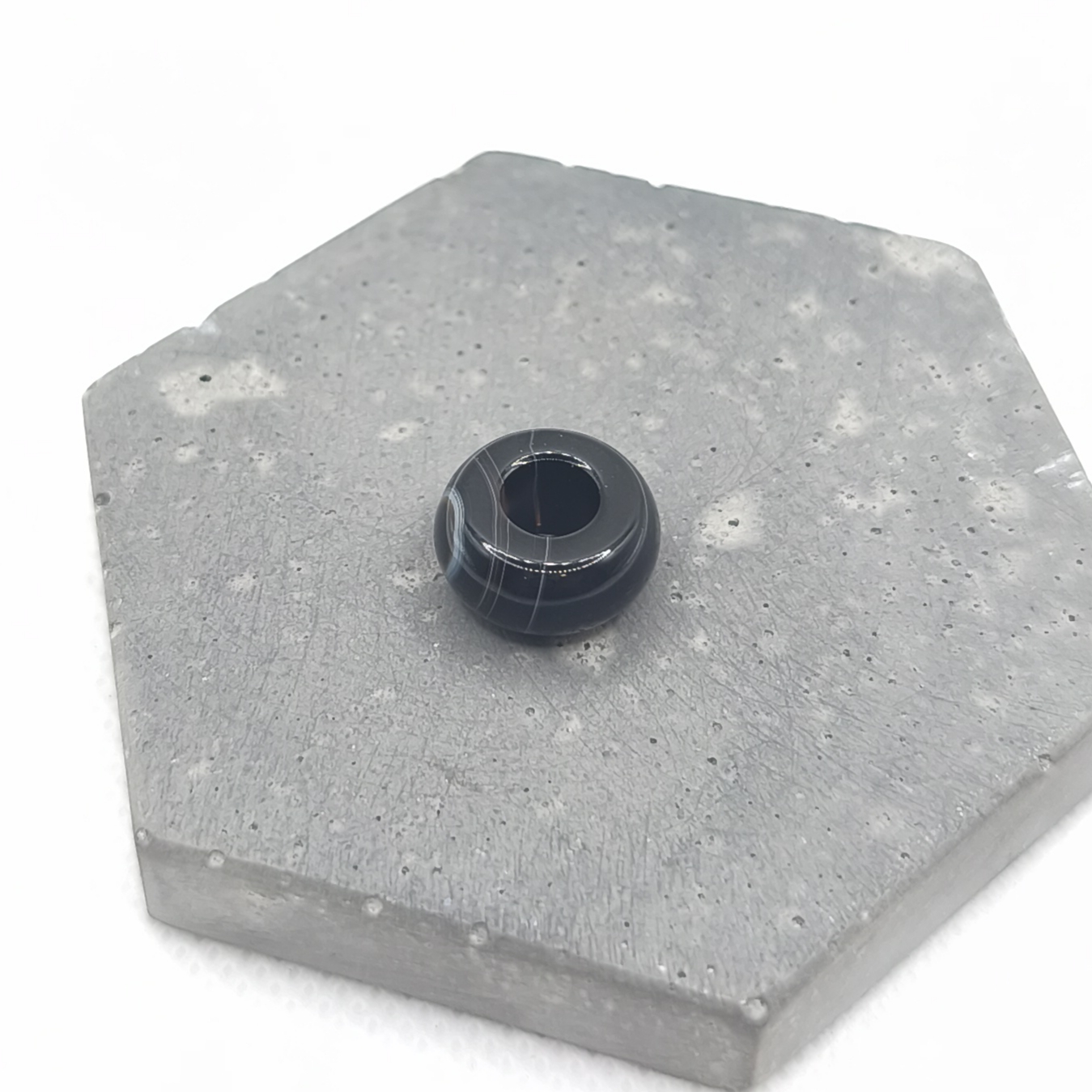 IMG_20251027_145022 Charm χάντρα μαύρος Αχάτης - Image 1