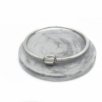 Βραχιόλι ατσάλι σταθερό με κούμπωμα για charm’s