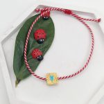 Μαρτάκι με τετράγωνη χάντρα