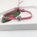 Μαρτάκι με ατσάλι καρδιά στρας