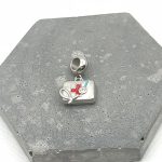 Κρεμαστό charm ατσάλι ιατρική τσάντα