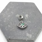 Charm χάντρα κρεμαστό μάτι ατσάλι