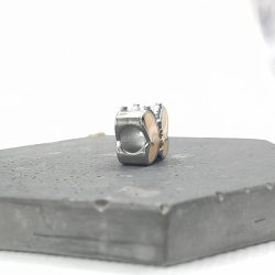 Charm χάντρα πεταλούδα με σμάλτο - Image 3