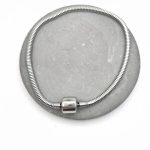 Βραχιόλι ατσάλι με ασφάλεια για charms 21 εκατοστά