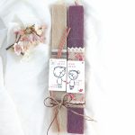 Σετ αρωματικές λαμπάδες για ζευγάρι