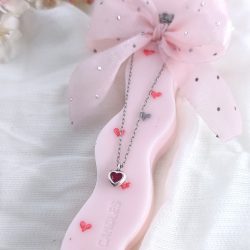 Χειροποίητη λαμπάδα σόγιας με κόσμημα καρδιά - Image 2