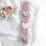 Αρωματική λαμπάδα από κερί σόγιας με καρδιές