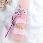 Αρωματική λαμπάδα με βραχιόλι μονόκερος