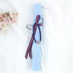 Αρωματική λαμπάδα από κερί σόγιας και βραχιόλι μακραμέ