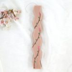 Χειροποίητη λαμπάδα σόγιας με κλαδιά