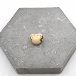 Charm χάντρα ατσάλι καρδιά σομον