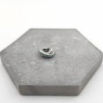 Charm χάντρα ατσάλι με στρας