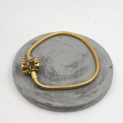 Βραχιόλι ατσάλι με ασφάλεια για charms 19 εκατοστά - Image 3