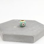 Charm χάντρα ατσάλι βεραμάν με λουλούδια