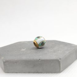 Charm χάντρα ατσάλι με βεραμάν μάτι - Image 2