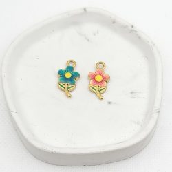 Charm ατσάλι λουλούδι