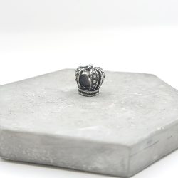 Charm χάντρα ατσάλι βασιλικό στέμμα - Image 2