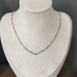 Αλυσίδα ατσάλι για charm με οβάλ μικρό κρίκο