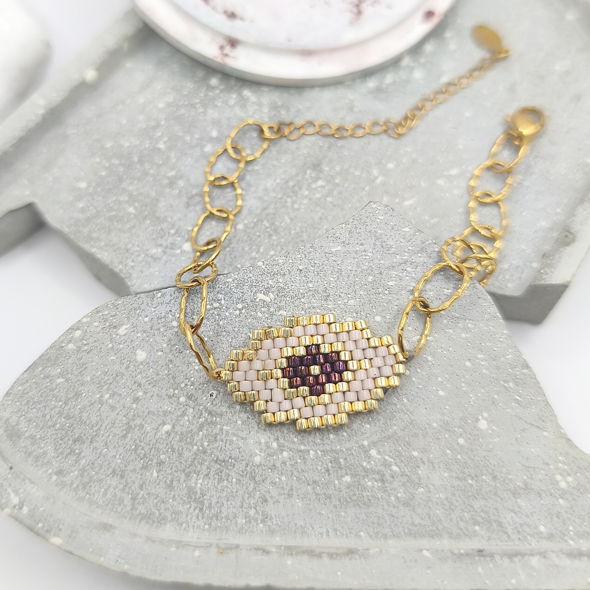 IMG_20260929_094253 Βραχιόλι ατσάλι miyuki vintage - Image 1