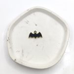 Charm ατσάλι νυχτερίδα Holloween με σμάλτο