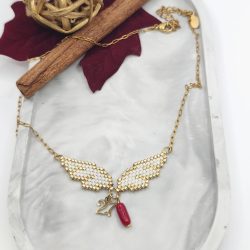 Κολιέ γούρι φτερά αγγέλου