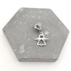 Charm ατσάλι αγγελάκι περίγραμμα
